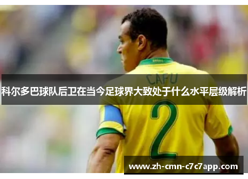 科尔多巴球队后卫在当今足球界大致处于什么水平层级解析 科尔多巴球队后卫在当今足球界大致处于什么水平层级解析